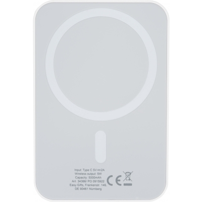 Power bank 5000 mAh z ładowarką indukcyjną WELS