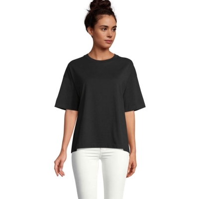 Boxy women t-shirt oversize