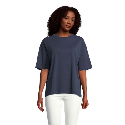 Boxy women t-shirt oversize