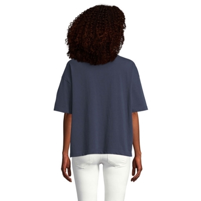 Boxy women t-shirt oversize