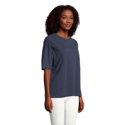 Boxy women t-shirt oversize