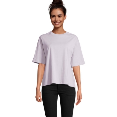 Boxy women t-shirt oversize