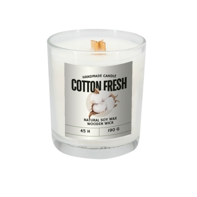 Świeca sojowa 190g Cotton Fresh