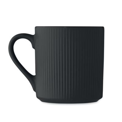 Kubek ceramiczny w prążki 340 m