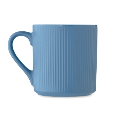 Kubek ceramiczny w prążki 340 m