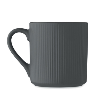 Kubek ceramiczny w prążki 340 m