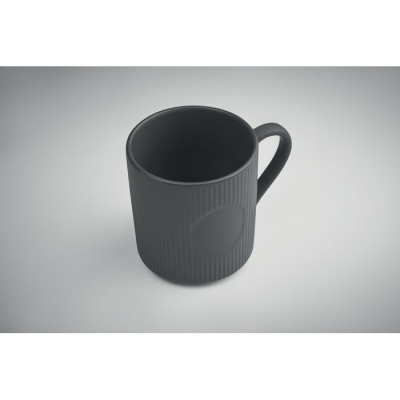 Kubek ceramiczny w prążki 340 m