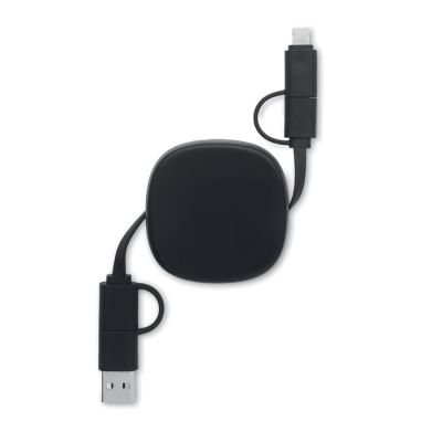 Zwijany kabel ładujący o mocy 6