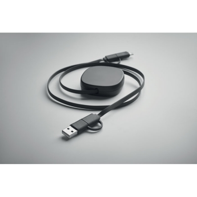Zwijany kabel ładujący o mocy 6