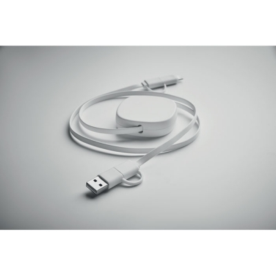 Zwijany kabel ładujący o mocy 6