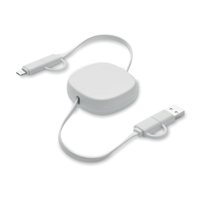 Zwijany kabel ładujący o mocy 6