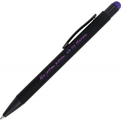 Długopis metalowy touch pen soft touch OHARA