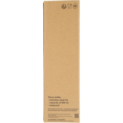 Butelka szklana ANTALYA 600 ml