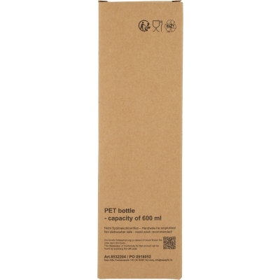Butelka PET soft touch READING 600 ml