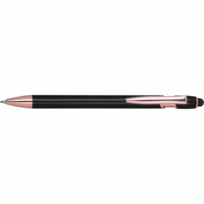 Długopis aluminiowy z recyklingu żelowy touch pen BELO HORIZONTE
