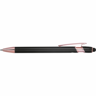 Długopis aluminiowy z recyklingu żelowy touch pen BELO HORIZONTE