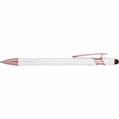 Długopis aluminiowy z recyklingu żelowy touch pen BELO HORIZONTE