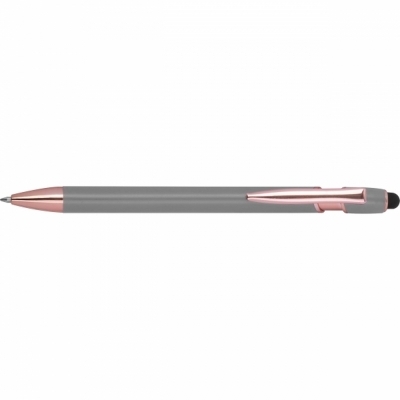 Długopis aluminiowy z recyklingu żelowy touch pen BELO HORIZONTE