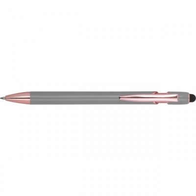 Długopis aluminiowy z recyklingu żelowy touch pen BELO HORIZONTE