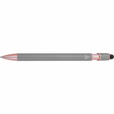 Długopis aluminiowy z recyklingu żelowy touch pen BELO HORIZONTE