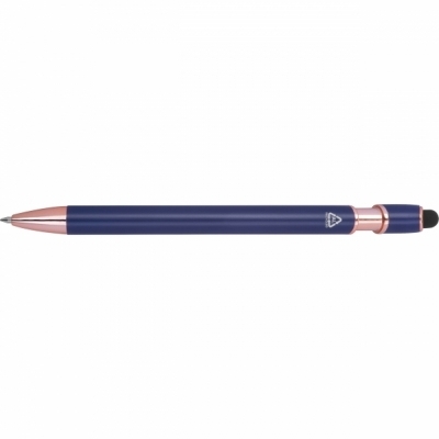 Długopis aluminiowy z recyklingu żelowy touch pen BELO HORIZONTE