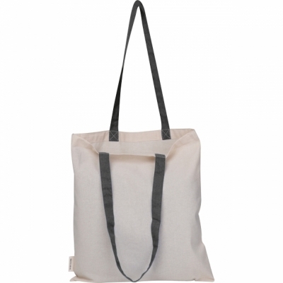 Torba bawełniana z długimi uszami, z recyklingu 140g/m2 CAMBRIDGE