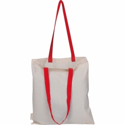 Torba bawełniana z długimi uszami, z recyklingu 140g/m2 CAMBRIDGE