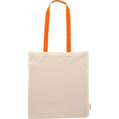 Torba bawełniana z długimi uszami, z recyklingu 140g/m2 CAMBRIDGE