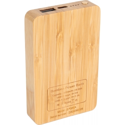 Power bank z podświetlanym logo 5000 mAh