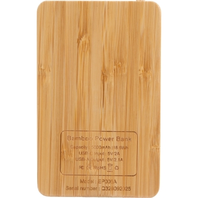 Power bank z podświetlanym logo 5000 mAh