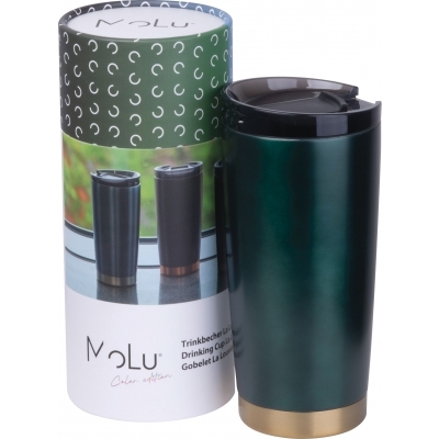 Kubek termiczny stalowy z recyklingu LA LOUVIERE MoLu 540 ml