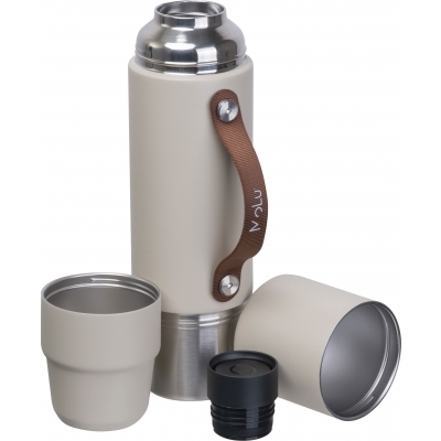 Termos stalowy z recyklingu LE BOURGET MoLu 1000 ml