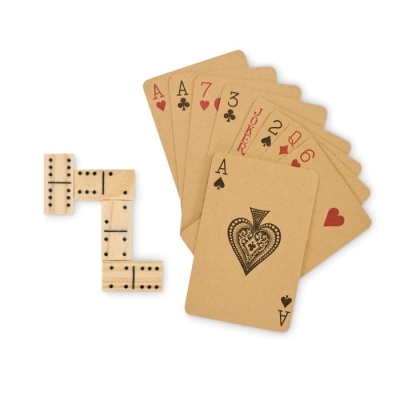 Zestaw domino i karty