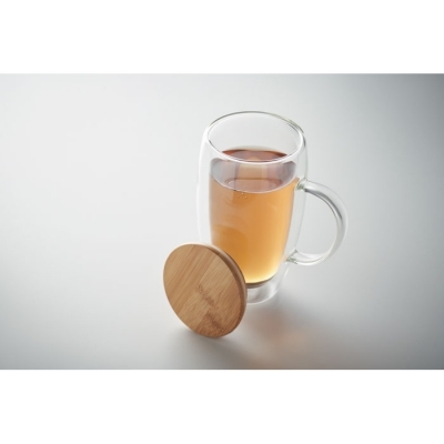Szklany podwójnych  450 ml