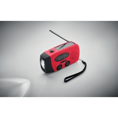 Przenośne radio z latarką led  mo2746-
