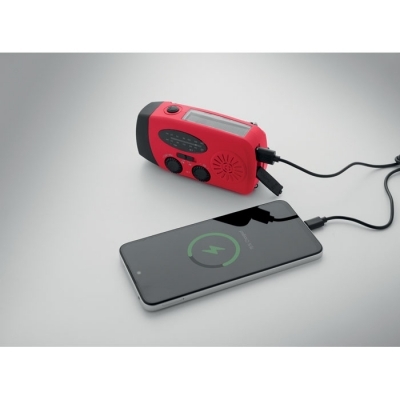 Przenośne radio z latarką led  mo2746-