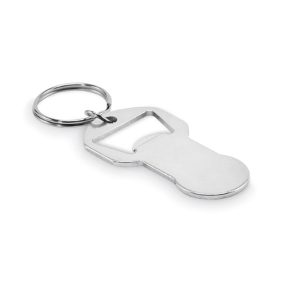 Aluminiowy brelok z otwieraczem do