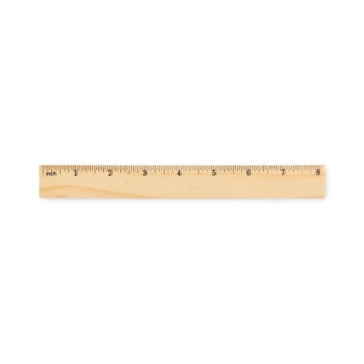 Drewniana linijka 20 cm