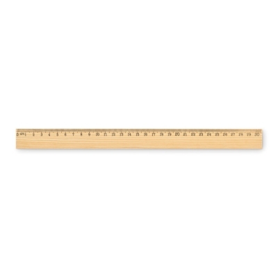 Drewniana linijka 30 cm