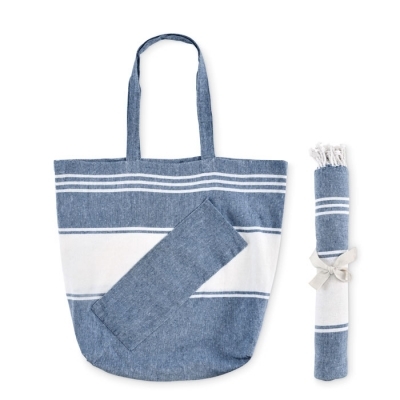 Torba plaż.+ręcznik 50x14x38cm