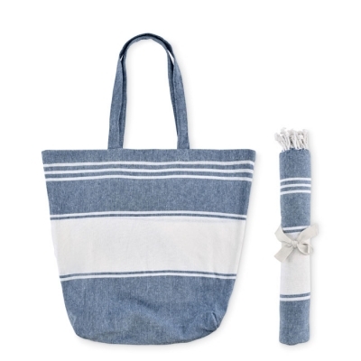 Torba plaż.+ręcznik 50x14x38cm