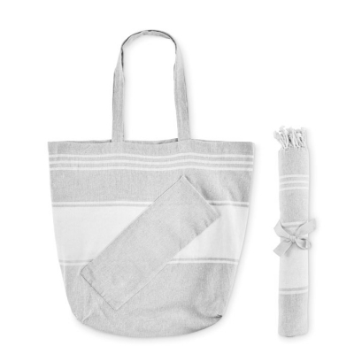 Torba plaż.+ręcznik 50x14x38cm