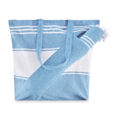 Torba plaż.+ręcznik 50x14x38cm