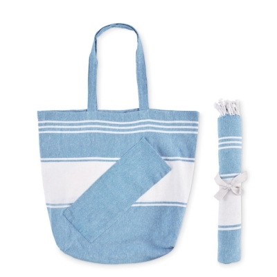 Torba plaż.+ręcznik 50x14x38cm