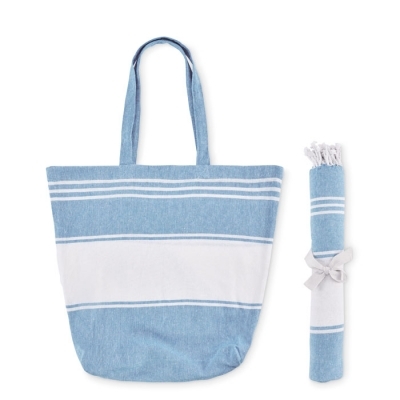 Torba plaż.+ręcznik 50x14x38cm