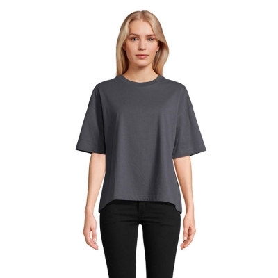 Boxy women t-shirt oversize
