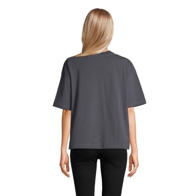 Boxy women t-shirt oversize