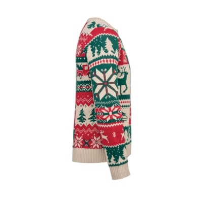 Świąteczny sweter z dzianiny l-xl