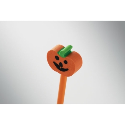 Halloweenowy ołówek z gumką
