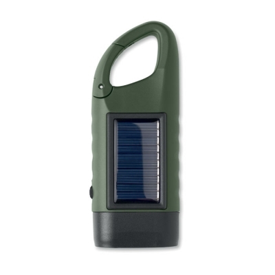 Latarka solarna z korbą dynamo